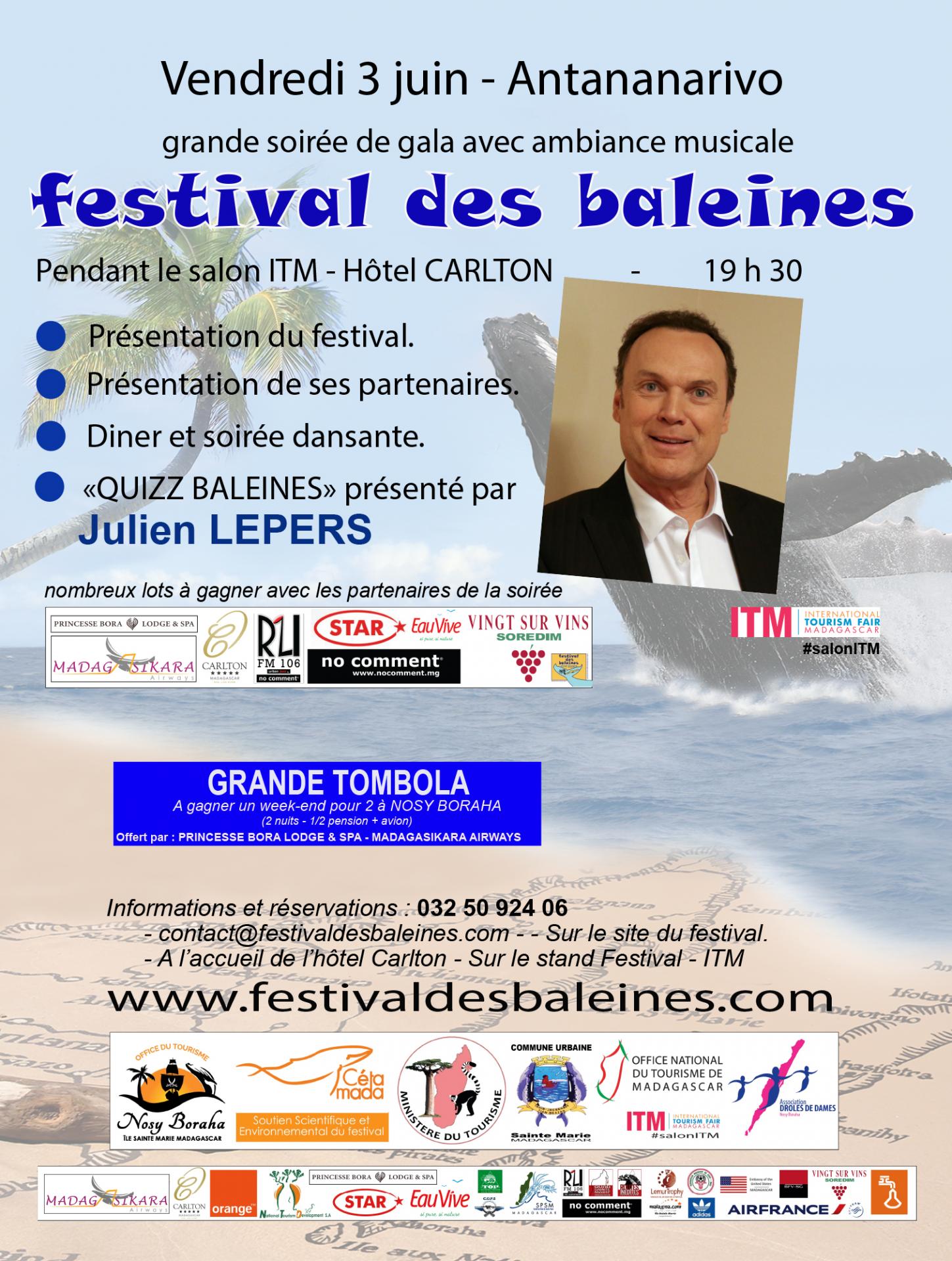 Soiree gala festival des baleines 2016